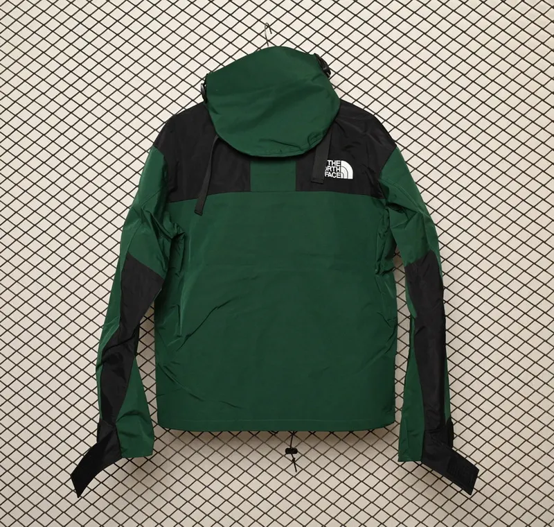 The North Face Black and Blackish Green