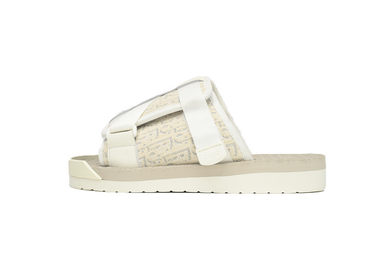 Dior Alpha Sandals oblique All White 3SA081YYV H060
