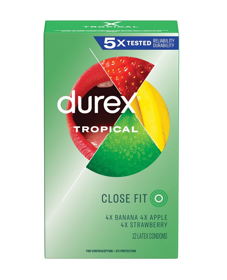 Tropical Flavors Condom 12's Pack