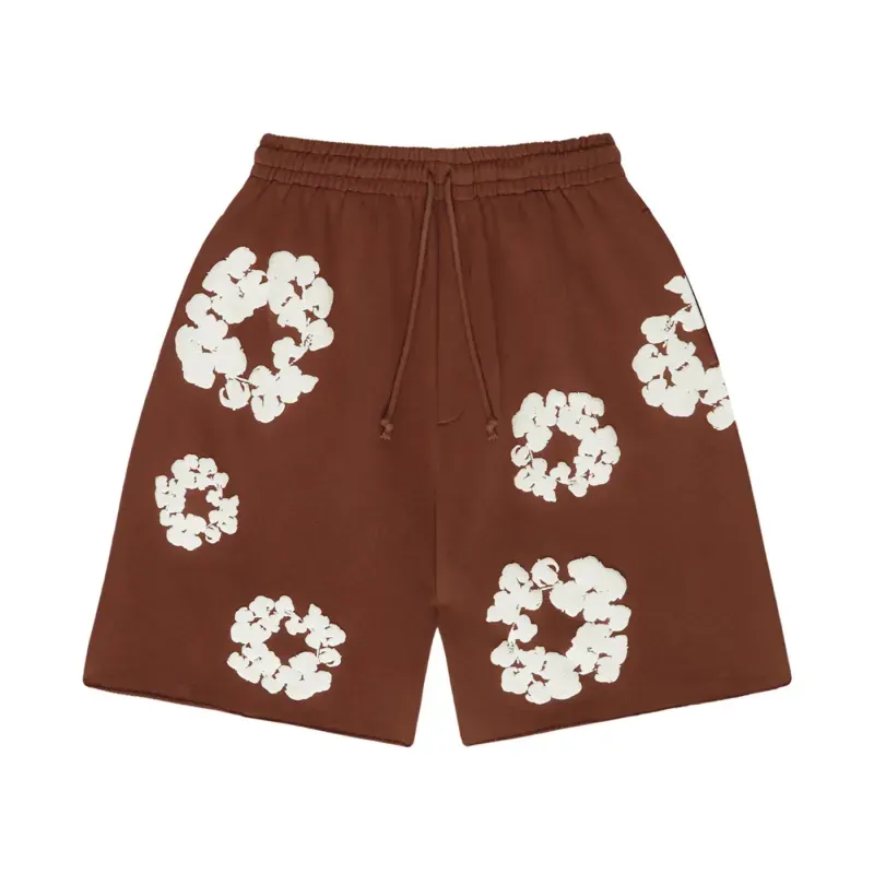 Denim Tears The Cotton Wreath Shorts Brown
