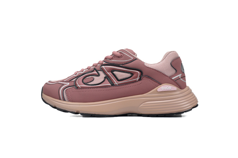 Dior Light Grey 'B30' Sneakers Pink 3SN27ZIR-16536