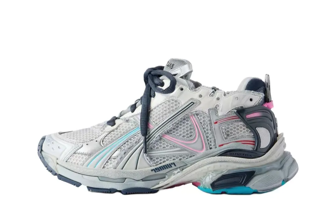 Balenciaga Runner Grey pink blue