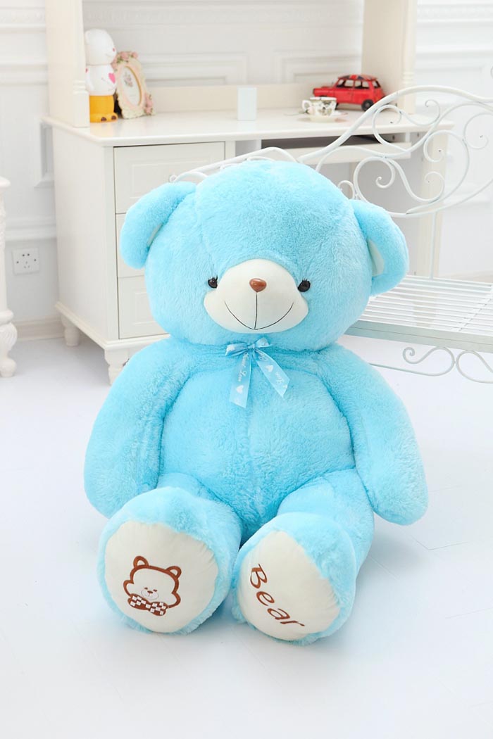 Plush toys-Four Color Ribbon Bear