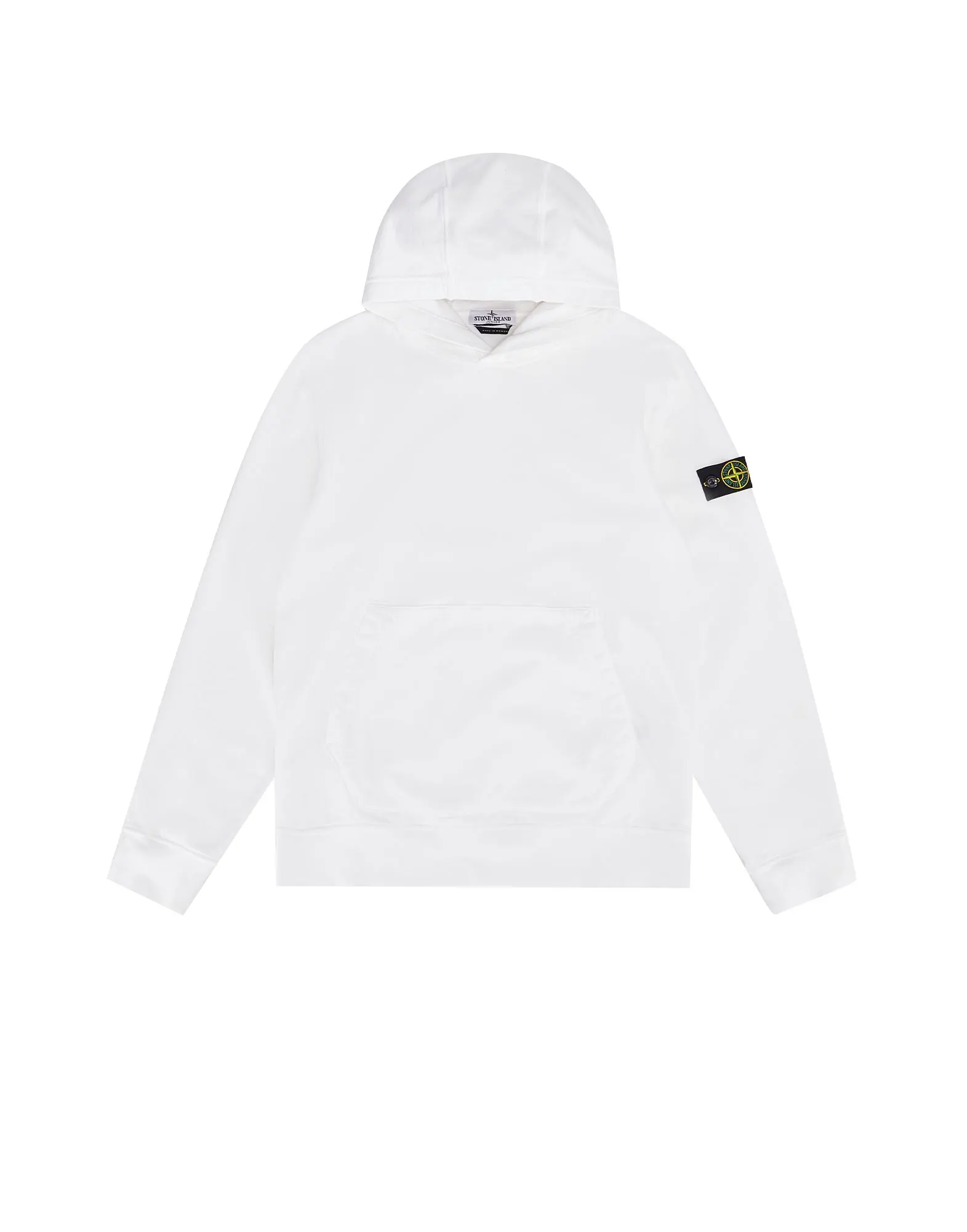 Stone Islan* Hooded Sweatshirt White