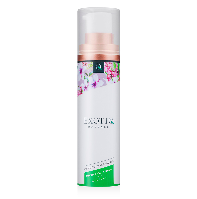 Massage Oil Basil Citrus - 100ml