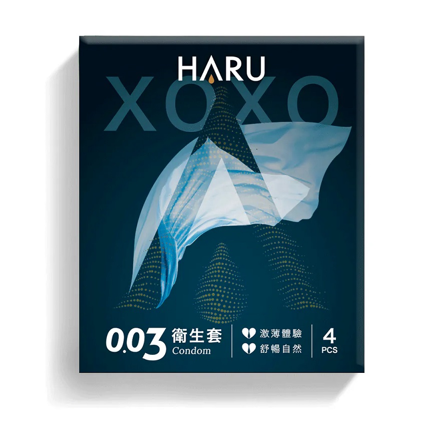 0.03 XOXO Thin Condom 4's Pack
