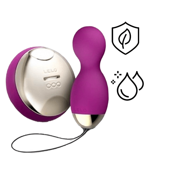 Hula Beads Vibro Egg - Deep Rose