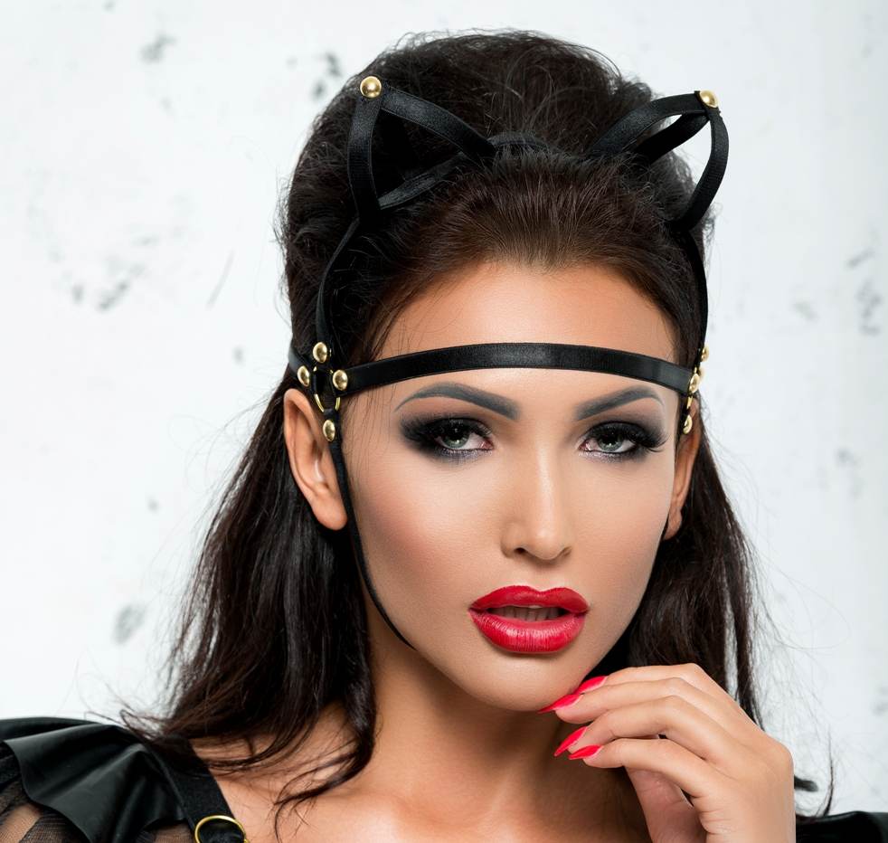 Cat Mask 06 - Black