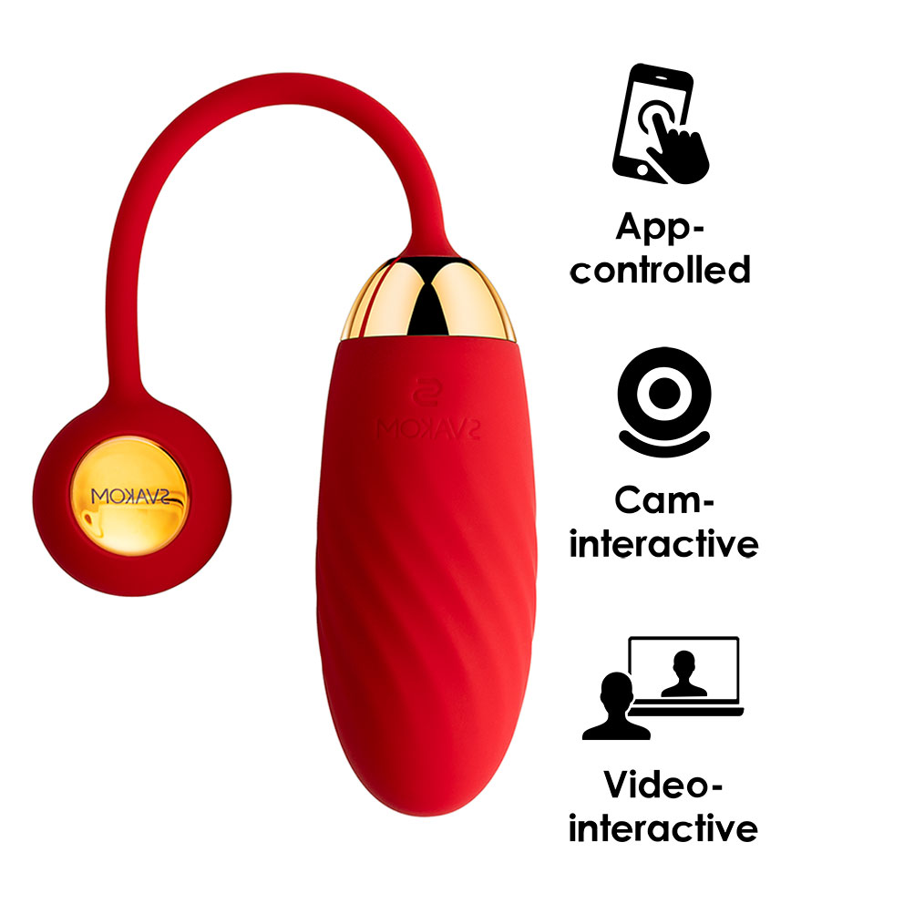 Ella Neo Interactive Egg Vibrator - Red