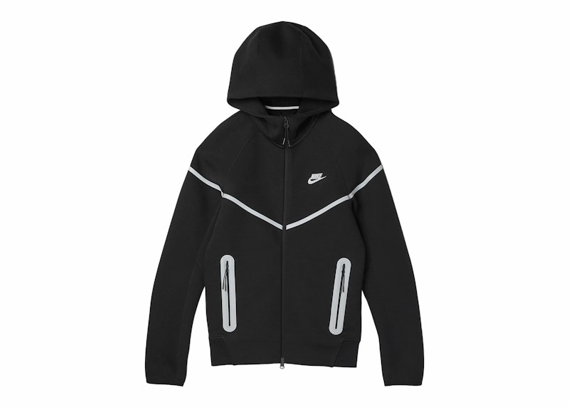 Nike Sportswear Tech Fleece Full Zip Windrunner Hoodie Black/Bemis Silver
