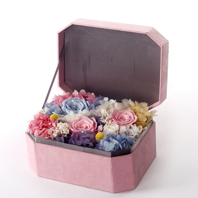 Star anise gift box Three big and two small pink gift box