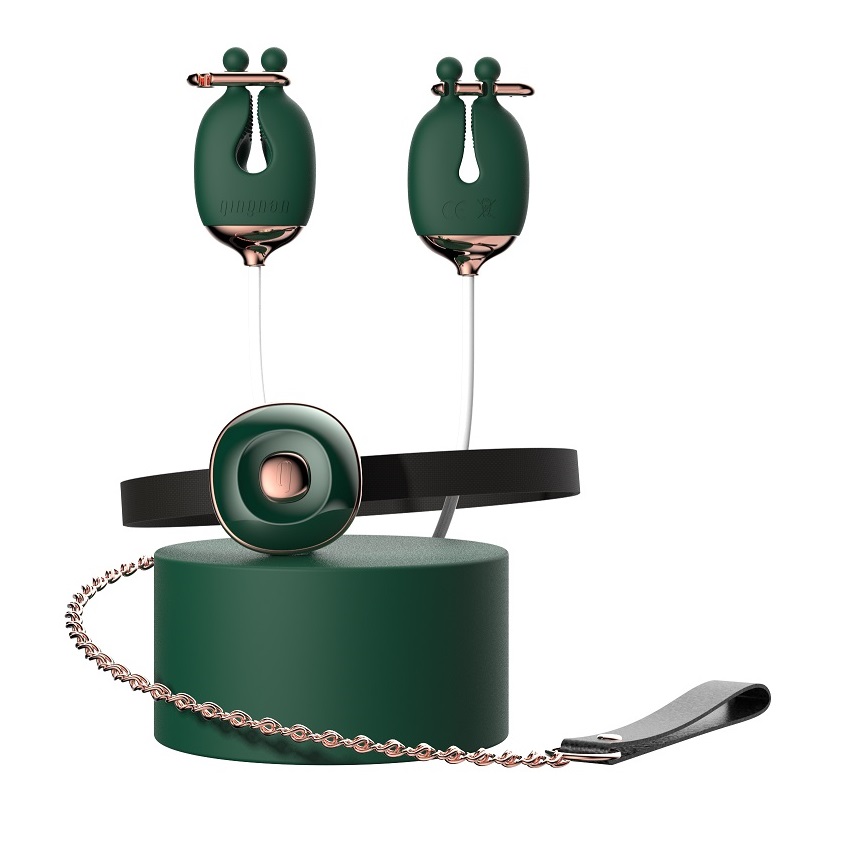 Vibro Nipple Clamps Set #2 - Green