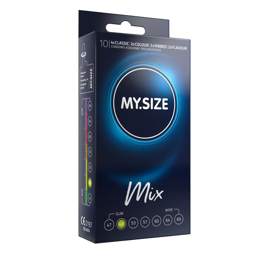 Mix Condoms 49mm 10's Pack