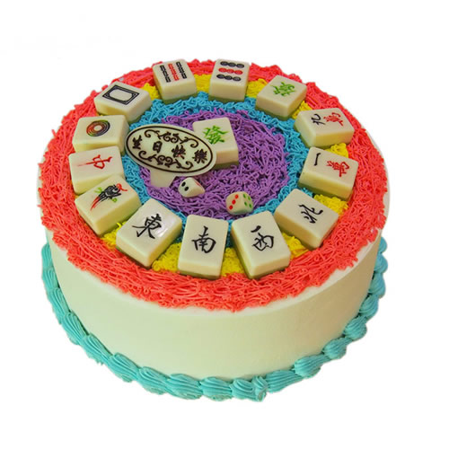 Mahjong Cake