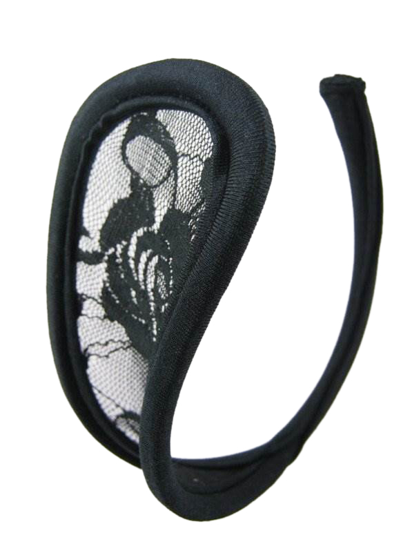 Lace C-String - Black