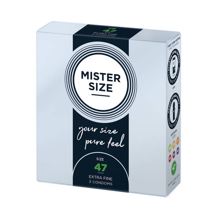 Condoms 47mm 3's Pack