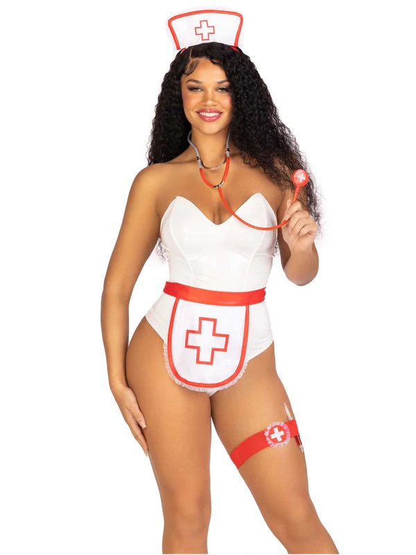 Nurse Costume Kit 5pcs - White
