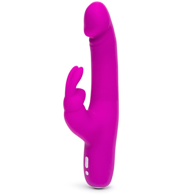 Slimline Realistic Rabbit Vibrator - Purple
