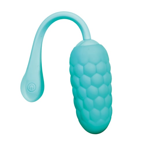 Smooth Soft Egg Vibrator - Blue