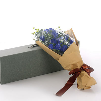 Soap Flower-Blue Rose