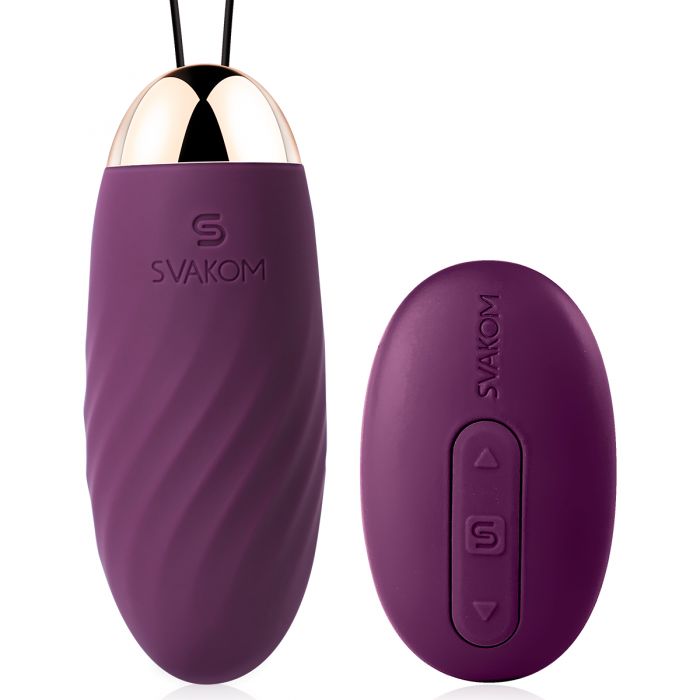 Elmer Remote Control Egg Vibrator - Violet