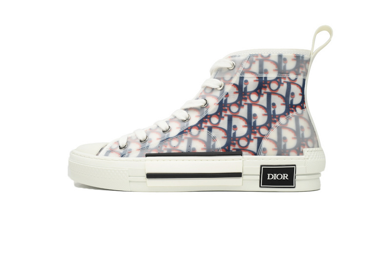 Dior B23 HT Oblique Transparency High Blue Red