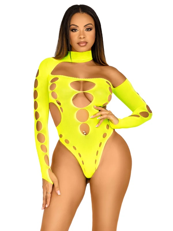 Lead The Way Asymmetrical Body - Neon Yellow