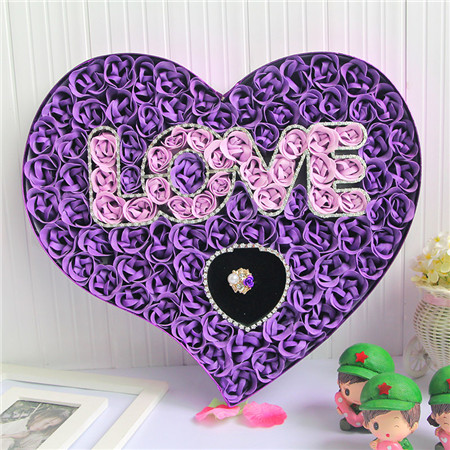 100 love rings purple