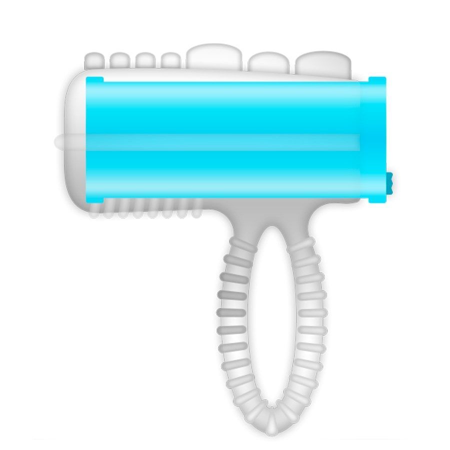 Tongue Vibro Ring - Blue