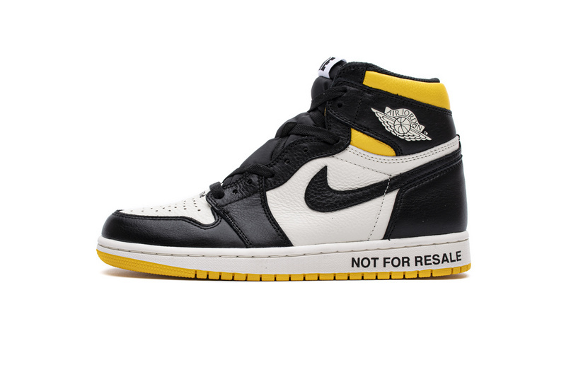 Air Jordan 1 Retro High "Not for Resale" Varsity Maize 861428-107