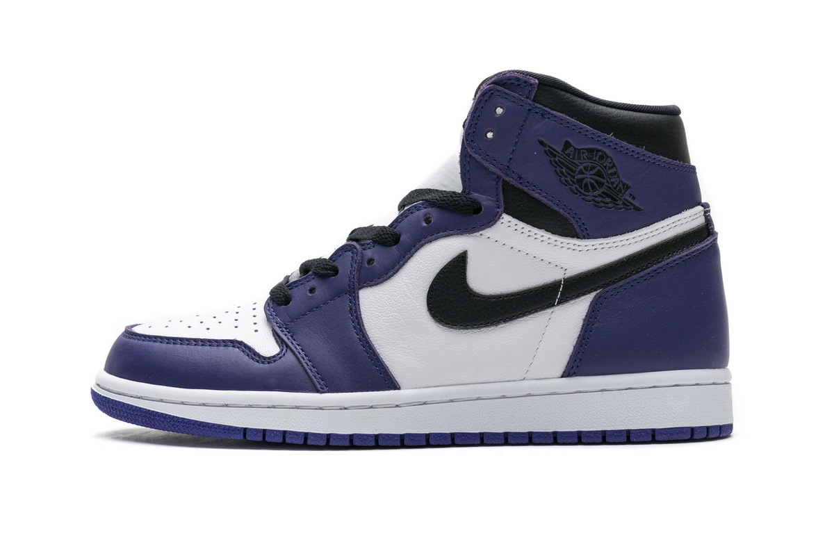 Air Jordan 1 Retro High Court Purple White 555088-500