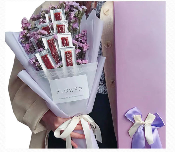 Creative Bouquet of Snacks