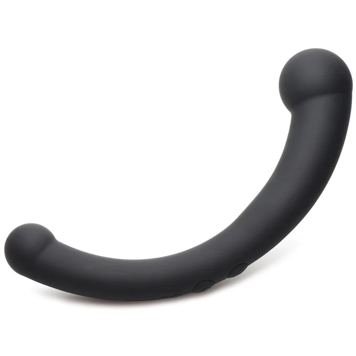 Vibra-Crescent Double Dildo - Black