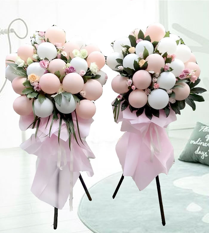 Internet celebrity balloon flower basket A model (single price)