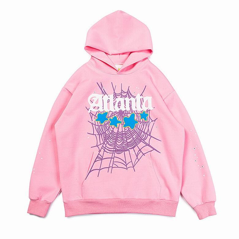 Sp5der Atlanta Hoodie ‘Pink’