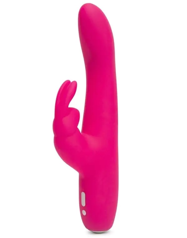 Slimline Curve Rabbit Vibrator - Pink