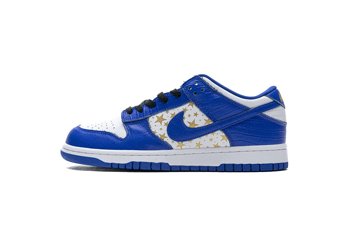 Nike SB Dunk Low Supreme Stars Hyper Royal DH3228-100