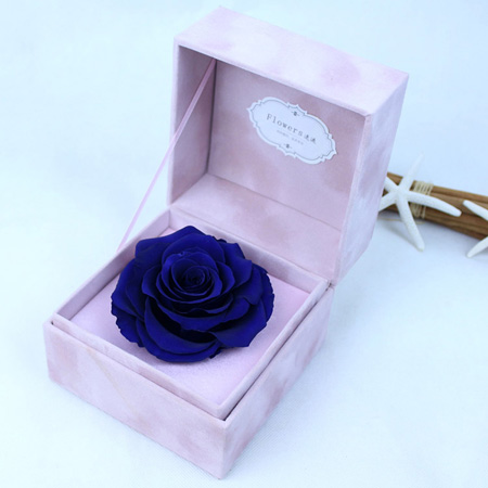 Immortal Flower Single Blue Rose