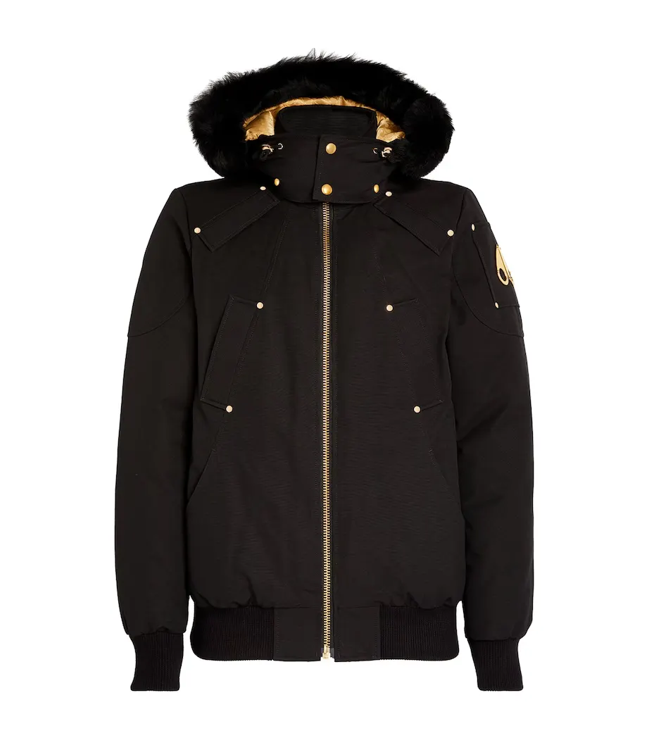 Moose Knuckles Gold Series Little Rapids Bomber Jacket
