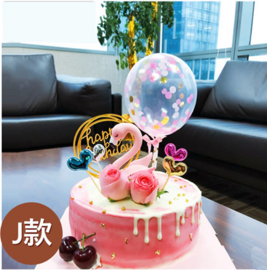 Internet celebrity flamingo cake J style