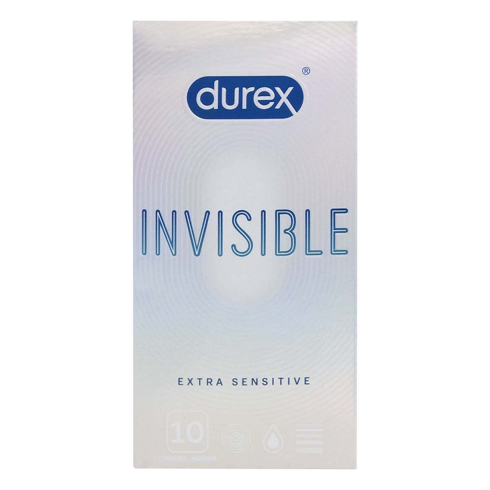 Invisible Extra Sensitive 10's Pack