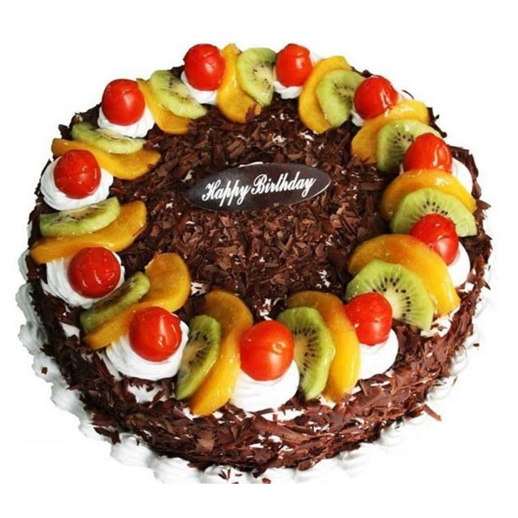 Birthday Fruit Cake