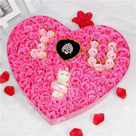 100 Romantic IU Bear Ring Pink