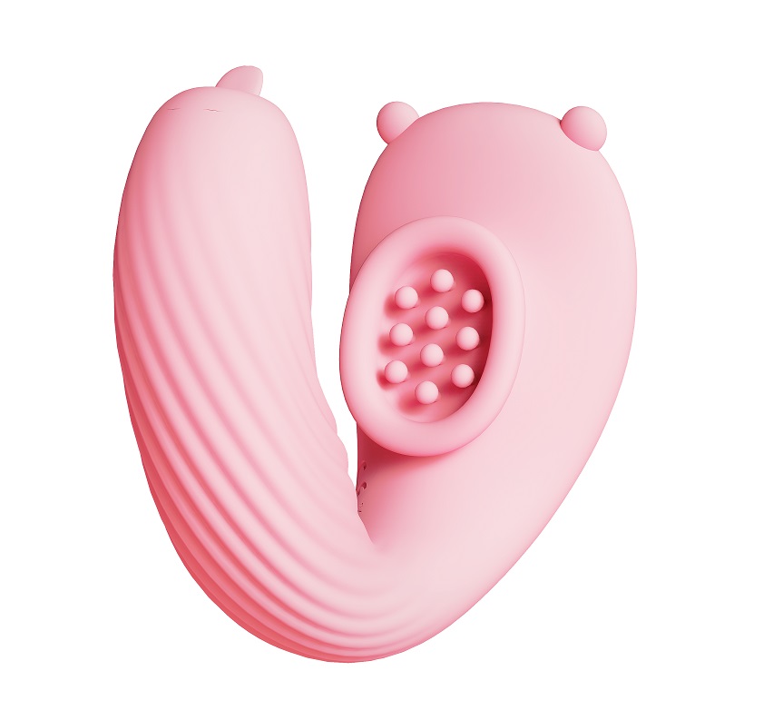 Bear Dual Vibrator - Pink