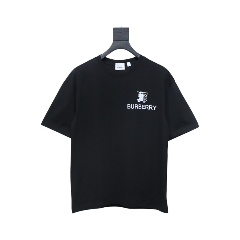 Burberry Spliced War Horse Short Sleeve T-Shirt