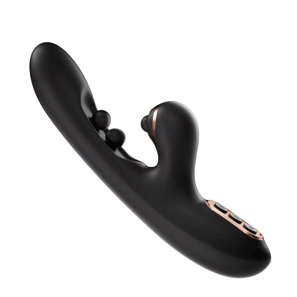 Tickler Wiggling G-Spot Vibrator - Black
