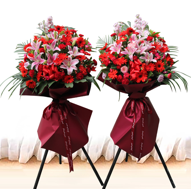 Celebration flower basket (single)
