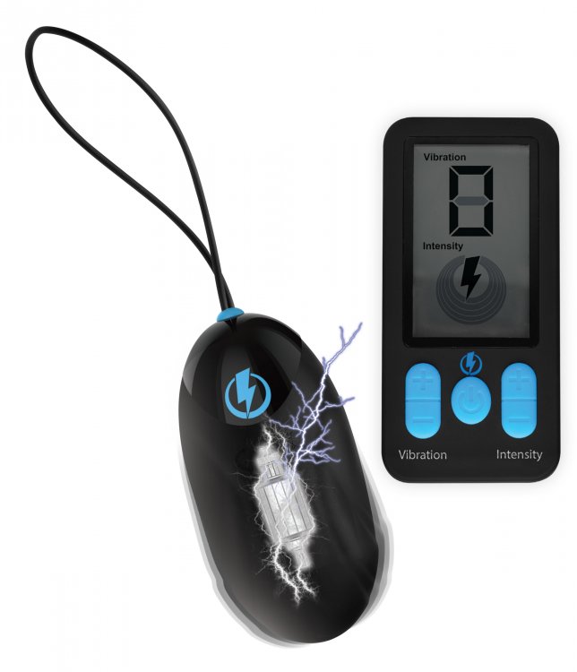 E-Stim Pro Vibro Egg - Black