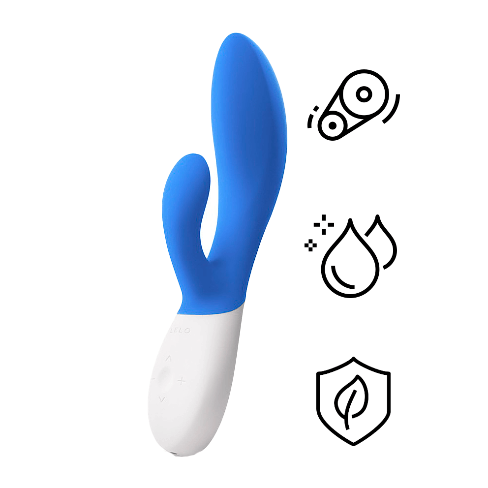 Ina Wave 2 Rabbit Vibrator - Blue
