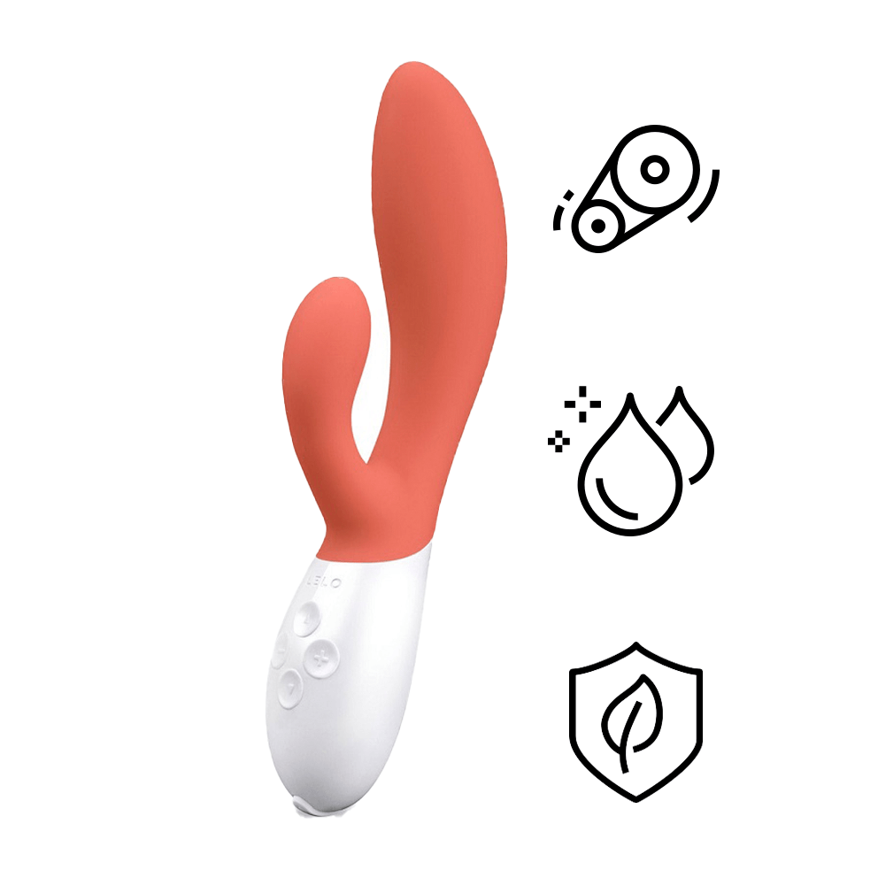 Ina 3 Rabbit Vibrator - Coral